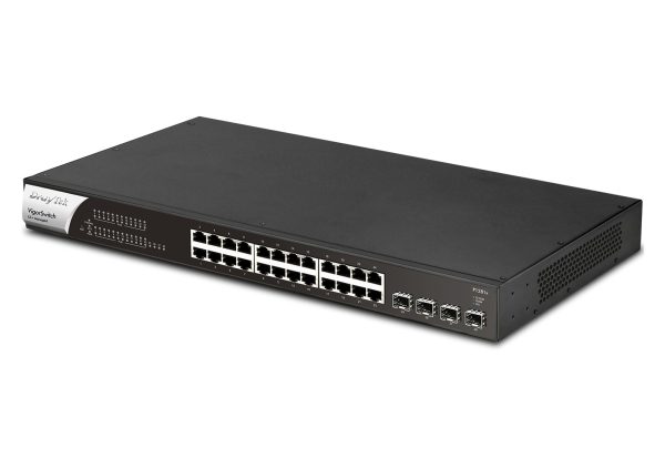 Комутатор DrayTek VigorSwitch P1281X - вигляд з правої сторони