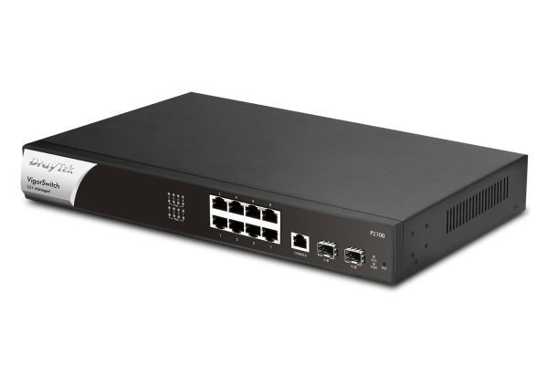 Комутатор DrayTek VigorSwitch P2100 - вигляд з правої сторони