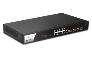 Комутатор DrayTek VigorSwitch Q2121X - вигляд з лівої сторони