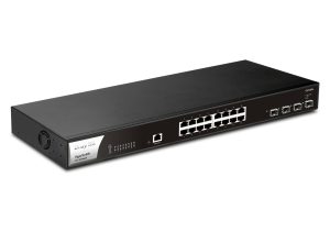 Комутатор DrayTek VigorSwitch Q2200x - вигляд з лівої сторони