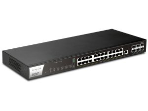 Комутатор DrayTek VigorSwitch P2300x - вигляд з лівої сторони