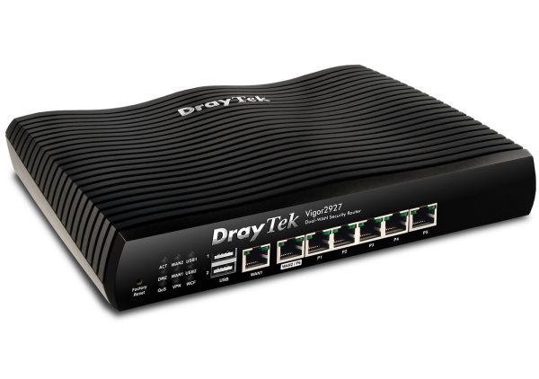 Маршрутизатор DrayTek Vigor2927 - вигляд з лівої сторони