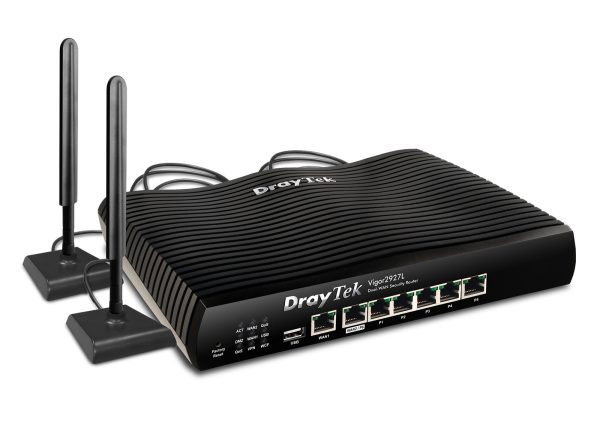 Маршрутизатор DrayTek Vigor2927L - LTE-антени зліва