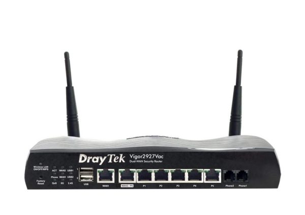 Маршрутизатор DrayTek Vigor2927Vac - вигляд спереду