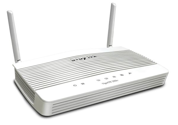 Маршрутизатор DrayTek VigorLTE 200n - вигляд з лівої сторони