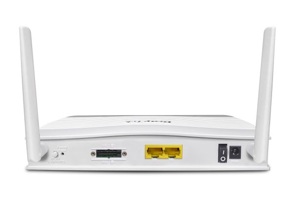 Маршрутизатор DrayTek VigorLTE 200n - вигляд від панелі інтерфейсів
