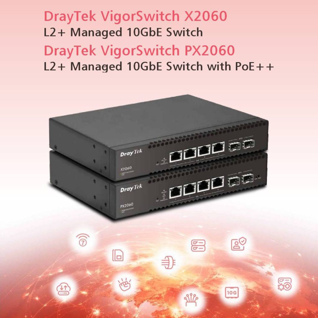 омутатори VigorSwitch PX2060 та VigorSwitch X2060